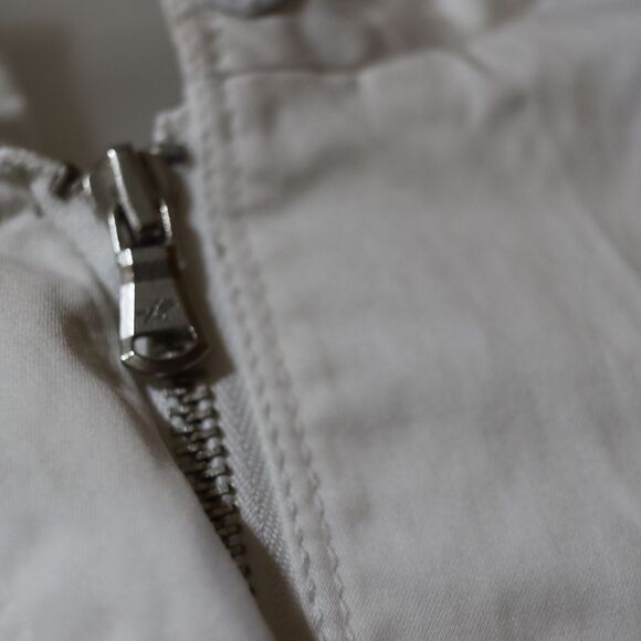 Kenneth Cole NY White Cap Sleeve Peplum Blouse 6 - Picture 7 of 13